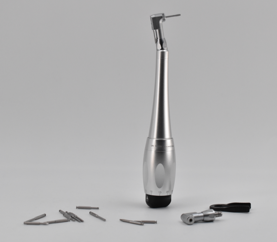 インプラント用トルクレンチハンドピース|7段階トルク制御・135g軽量・100°マイクロヘッド