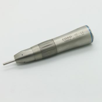 COXO® CX235-2C ストレートハンドピース ライト付き チタン製 内蔵光ファイバー 4社互換 歯科用直タービン