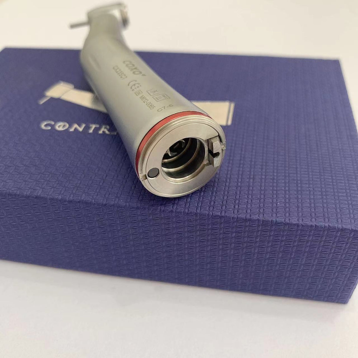 COXO®CX235C7-5 5倍速コントラアングル(ライト付)| 4点注水/逆流防止機能搭載 | チタン製 滅菌対応 歯科ハンドピース