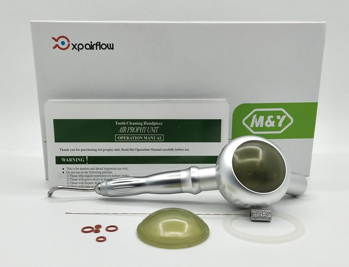 M&Y 歯面清掃用 ハンドピース 3本セット NSK互換 Machlite/Phatelus対応 360°回転チップ オートクレーブ滅菌可