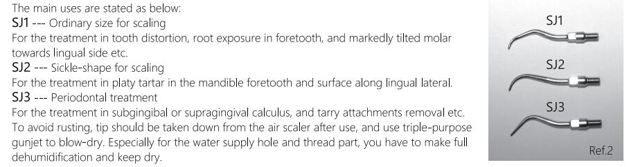 ソニックL 歯科用エアースケーラーハンドピース(KaVo® MULTIflex® LUXカップリング対応)