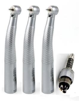 COXO CX207-GS-SP LEDライト付き 高速タービン 3本セット Sirona R/F互換 4点スプレー 歯科用ハンドピース