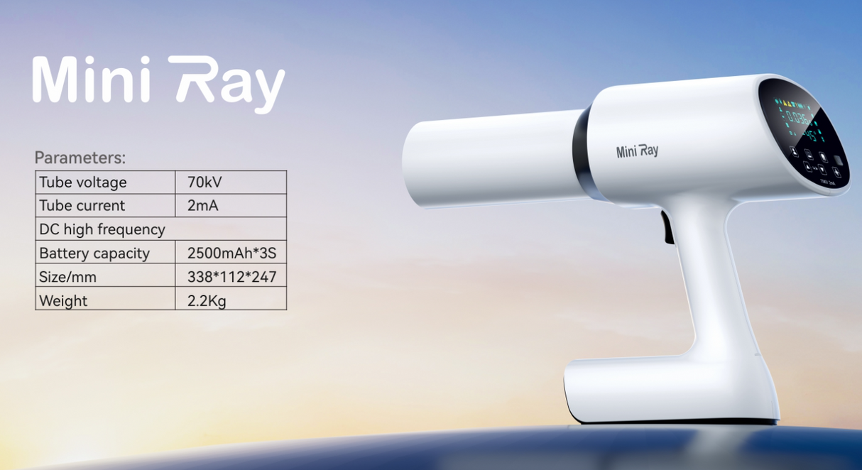 Woodpecker®Mini Ray 歯科用 X 線装置 ポータブルレントゲン ハンドヘルドユニット 口腔内イメージング X 線システム