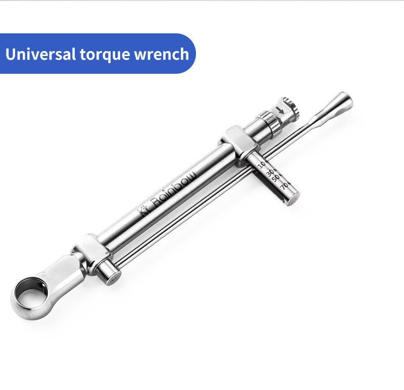 インプラントトルクレンチ ラッチ型マルチドライバーセット|多ブランド対応・ステンレス製の補綴治療キット