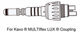 M&Y 歯面清掃用 ハンドピース KaVo MULTiflex LUX カップリング対応 360°回転チップ オートクレーブ滅菌可 歯科 スケーラー